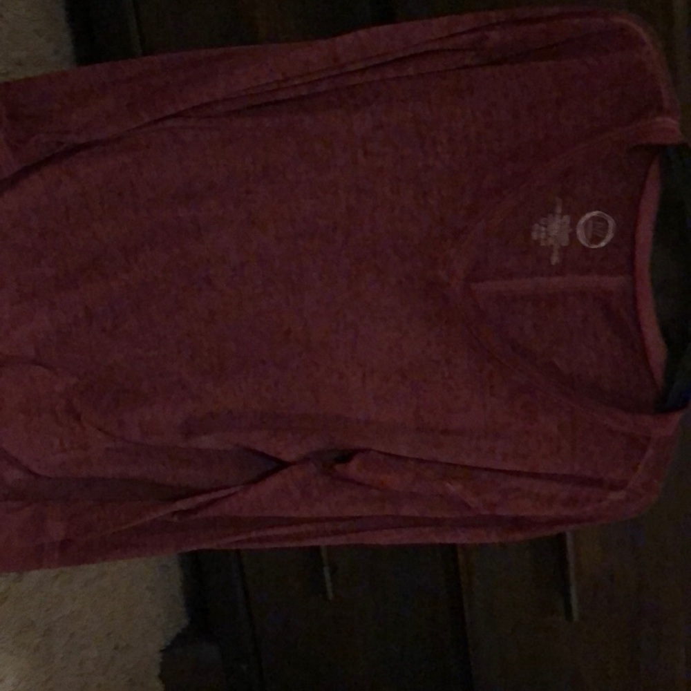 Basic maroon long sleeve